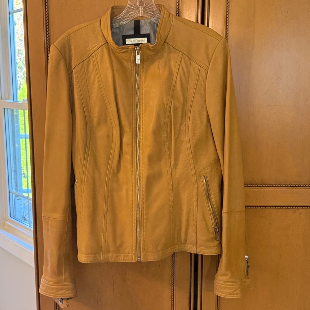 Wilson Leather / Black Rivet Light Brown Leather Jacket